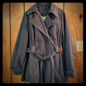 Women's front buttom thin coat